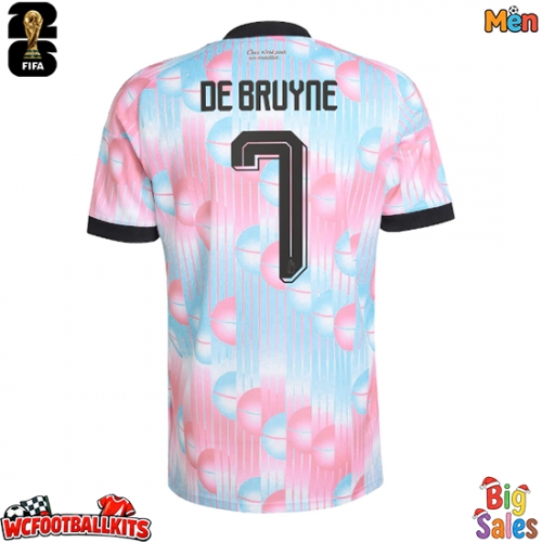 Belgium Kevin De Bruyne #7 Replica Away Stadium Shirt World Cup 2026 Short Sleeve